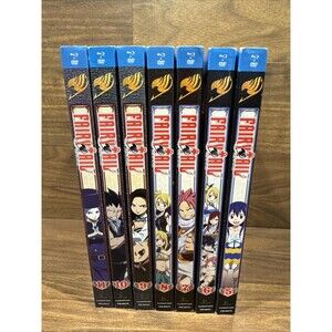 Fairy Tail Anime Blu-ray + DVD Volumes 5-11 with Slipcovers by Funimation